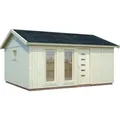 Palmako Gartenhaus Nordic Haus Charlotte, BxT: 492x595 cm, inklusive Fußboden beige