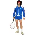 Metamorph Kostüm 80er Tennisstar - Karneval Faschingskostüm Herren, You cannot be serious: die Wiederkehr von John McEnroe blau 50