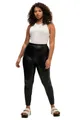 Studio Untold Damen große Größen Übergrößen Plus Size Leggings, beschichtet, elastisch, Elastikbund schwarz 54+ 820647100-54+
