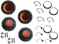 DSX JBL Lautsprecher für Ford Fiesta JA8 Tür vorne Seitenteil hinten 800 W Auto-Lautsprecher (100 W)