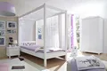 TiCAA Himmelbett Einzelbett LaLuna Kiefer