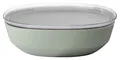 Mepal Servierschüssel SILUETA, Grün, B 30 cm, T 30 cm, mit Deckel, Polypropylen, (1-tlg), 4000 ml Fassungsvermögen