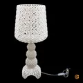 Kartell Mini Kabuki LED Tischlampe Leuchte Weiß mit Dimmer SIEHE TEXT/FOTO