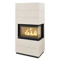 Kamin Bausatz H&M Ready rechts 600/350 XL style creme weiß 8kw Kamin Anlage