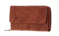 mano Donna Aurona Wallet with Zip Geldbörse Cognac braun Neu