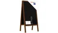 ALLboards Standtafel ALLboards Kundenstopper mit lackiertem Holzrahmen Werbetafel