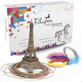 Filapen® 3D Stift PCL Filamente 1.75 mm | 100 meter Packung | 15 unterschiedliche Farben | Biologisch abbaubar | Geruchsneutral | 3D-Pen PCL-Filament für Niedrigtemperaturstift