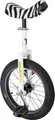Qu-Ax Einrad LUXUS 16" (305mm), Farbe: weiss, zebra (1005)