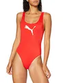 PUMA Damen zwempak Badeanzug, Rot, XS EU