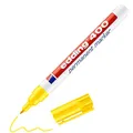edding 400 Permanentmarker - gelb - 1 Stift - feine Rundspitze 1 mm - wasserfest, schnell-trocknend - wischfest - für Karton, Kunststoff, Holz, Metall, Glas