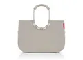Reisenthel Einkaufstasche Loopshopper L herringbone sand, Beige, Kunststoff, Textil, 25 L, 46x34.5x25 cm, Freizeit, Koffer & Taschen, Einkaufstaschen