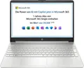 HP 15s-fq3215ng, Intel® Celeron®, 1,1 GHz, 39,6 cm (15.6"), 1920 x 1080 Pixel, 4 GB, 128 GB