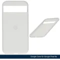 Original Google Pixel 8a Case Backcover Handy Schutz Silikon Hülle Beige