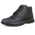 Skechers Herren Segment 2.0 Brogden Chukka-Stiefel, Black Leather, 43 EU