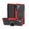 Oudoor Hülle Kompatibel mit Huawei P30 Pro | Case Panzer Hülle Cover Schutzhülle Etui Bumper | Rot