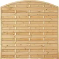 T&J MAXI BOGEN Lamellenzaun 180 x 180/160 cm