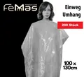 Haarkamm Femmas Einwegumhang 100cm x 130cm 4 x 50 Stück