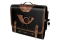 Briefkasten-Versandshop Wandbriefkasten Briefkasten alter Ranzen Posthorn Antik-Look Design Schultasche Wandbr, Öffnung Rechts