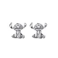 Disney Lilo & Stitch Silver Plated Stitch Stud Earrings