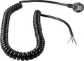 AS Schwabe 70424 Strom Anschlusskabel Schwarz 1m