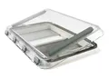 Dometic Heki 3 plus Dachhaube, 960x655cm, Klarglas, Rahmen creme-weiß