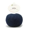 50 g Pascuali Saffira | 75% Schurwolle (Bio Merino Ultrafine, Mulesing frei), 25% Seide (Maulbeerseide), Farbe:Navy 24