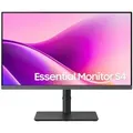 SAMSUNG Essential Monitor S4 S43UF, 24" 24", 5ms (GtG), 1920x1080, 100Hz, IPS, entspiegelt, 300cd/m2, 1x DP 1.2, 1x HDMI  1.4, 1x USB-C 3.0 mit DP (up), 1x USBV-C 3.0 mit DP(down), 4x USB-A 3.0 (down), RJ-45, 1x DP 1.4 out, höhenverstellbar (130mm), Pivot, drehbar (+/-45Grad), neigbar (+24/-5Grad)