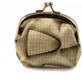 70s Up kleiner Geldbeutel - Small clip - Mathematische Fantasie 2 - Geldbörse - Beige