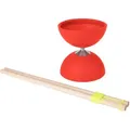 Jonglierspiel Diabolo, ø 12 cm, Rot