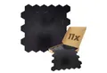 Dalsys Wandpaneel 1m² 11 Stück selbstklebend, BxL: 29.2x28.9 cm, (Schwarz Wabenmuster, 11-tlg., Wandfliese) feuchtigskeitsbeständig, einfach montiert, hochwertiges Material