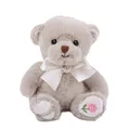 Bukowski Teddybär Florentino weiß sitzend 18 cm Plüschteddybär Stoffteddy