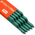 VEVOR Rankhilfe 15er-Pack Pflanzstab Stütze Rankstab Tomatenstab ⌀16x1705mm