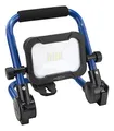 ANSMANN Akku Baustrahler LED 10W – Arbeitsstrahler mit drei Leuchtstufen und farbechter Wiedergabe CRI >80, aufladbare Arbeitsleuchte IP54 wetterfest, Standfuß mit Stativ Montagevorrichtung