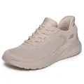 Skechers Damen Bobs Squad Chaos Current Muse Sneaker, Natur, 36 EU