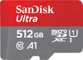 SanDisk microSDHC Ultra 512GB (UHS-1/Cl.10/100MB/s) + Adapter, Tablet (00215485)