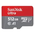 SanDisk microSDHC Ultra 512GB (UHS-1/Cl.10/120MB/s) + Adapter, "Tablet"
