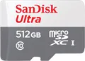 SANDISK Ultra UHS-I mit Adapter für Tablets, Micro-SDXC Speicherkarte, 512 GB, 1