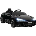 Homcom Kinder, Schwarz, Metall, 58x41x103 cm, unisex, Spielzeug, Kinderspielzeug, Kinderautos & Elektro-Kinderautos