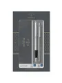 Parker Jotter Duo-Geschenkset mit Kugelschreiber und Füller | Edelstahl mit Chromzierteilen | Nachfüllmine und -patronen mit blauer Tinte | Geschenkbox