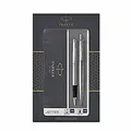 Parker 2093258 Kugelschreiber + Füllfederhalter Blau Medium 1 mm Schwarz Sil ~D~
