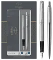 Parker Jotter Duo-Geschenkset mit Kugelschreiber und Füller Edelstahl