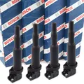 4x BOSCH Zündspulen für BMW E87 E46 E90 E91 E93 E46 X1 X3 Z3