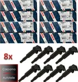 8x Bosch 0221504464 Zündspule BMW 5er E60 E61 6er E63 E64 X5 E53 E70 7er Z8 N62
