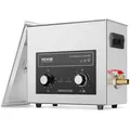 VEVOR Ultraschallreiniger mit Heiztimer & Korb 6 L professionelle digitale Schallkavitationsmaschine, 180 W Reinigungsmaschine für Uhreninstrumente Brillen Münzen Metallteile Werkzeuge