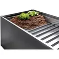 Biohort Zwischenboden für Hochbeet 1,5x0,5, Dunkelgrau