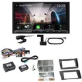 Kenwood DMX8021DABS Android Auto CarPlay Einbauset für Mercedes W211 CLS W219