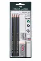 4x  Set Faber-Castell  = 16x Bleistifte  4x Radiergummi  4xSpitzer