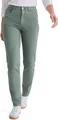 Stooker Women NIZZA DENIM Damen 5-Pocket-Jeans Tapered Fit 40 (Länge 30) chinoise green