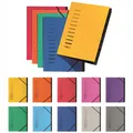 PAGNA Ordnungsmappe Fächermappe 40058 7-teilig 1-7 verschiedene Farben