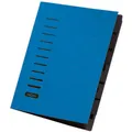 PAGNA  1554277 Ordnungsmappe Blau DIN A4 Pressspankarton Anzahl der Fächer: 7
